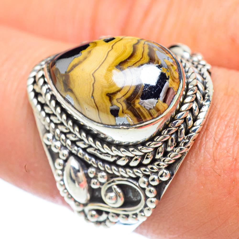 Schalenblende Rings handcrafted by Ana Silver Co - RING55978