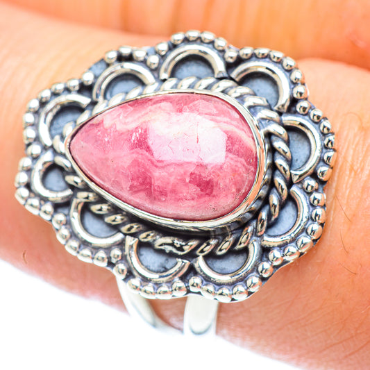 Rhodochrosite Rings handcrafted by Ana Silver Co - RING55986