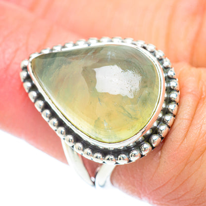 Prehnite Rings handcrafted by Ana Silver Co - RING56002