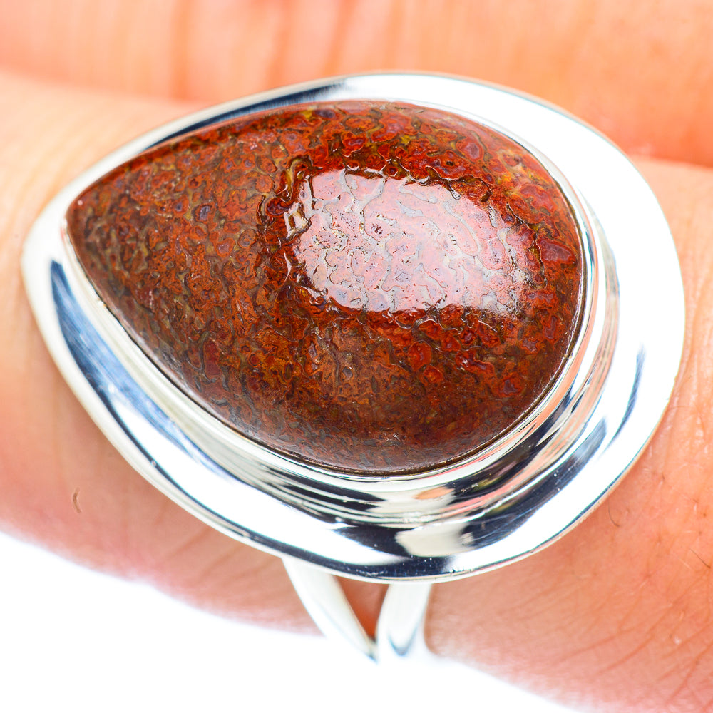 Dinosaur Bone Rings handcrafted by Ana Silver Co - RING56005
