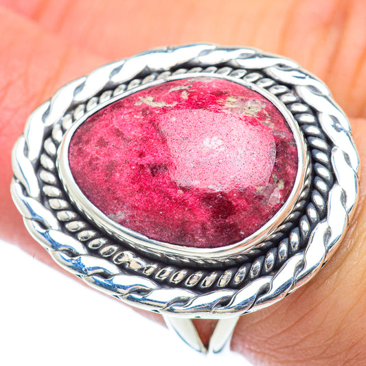 Thulite Rings handcrafted by Ana Silver Co - RING56015