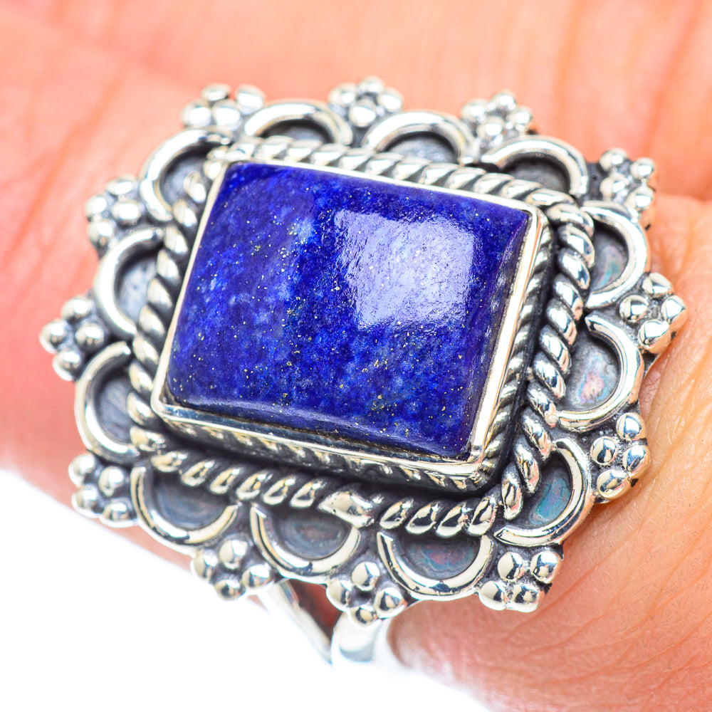 Lapis Lazuli Rings handcrafted by Ana Silver Co - RING56026