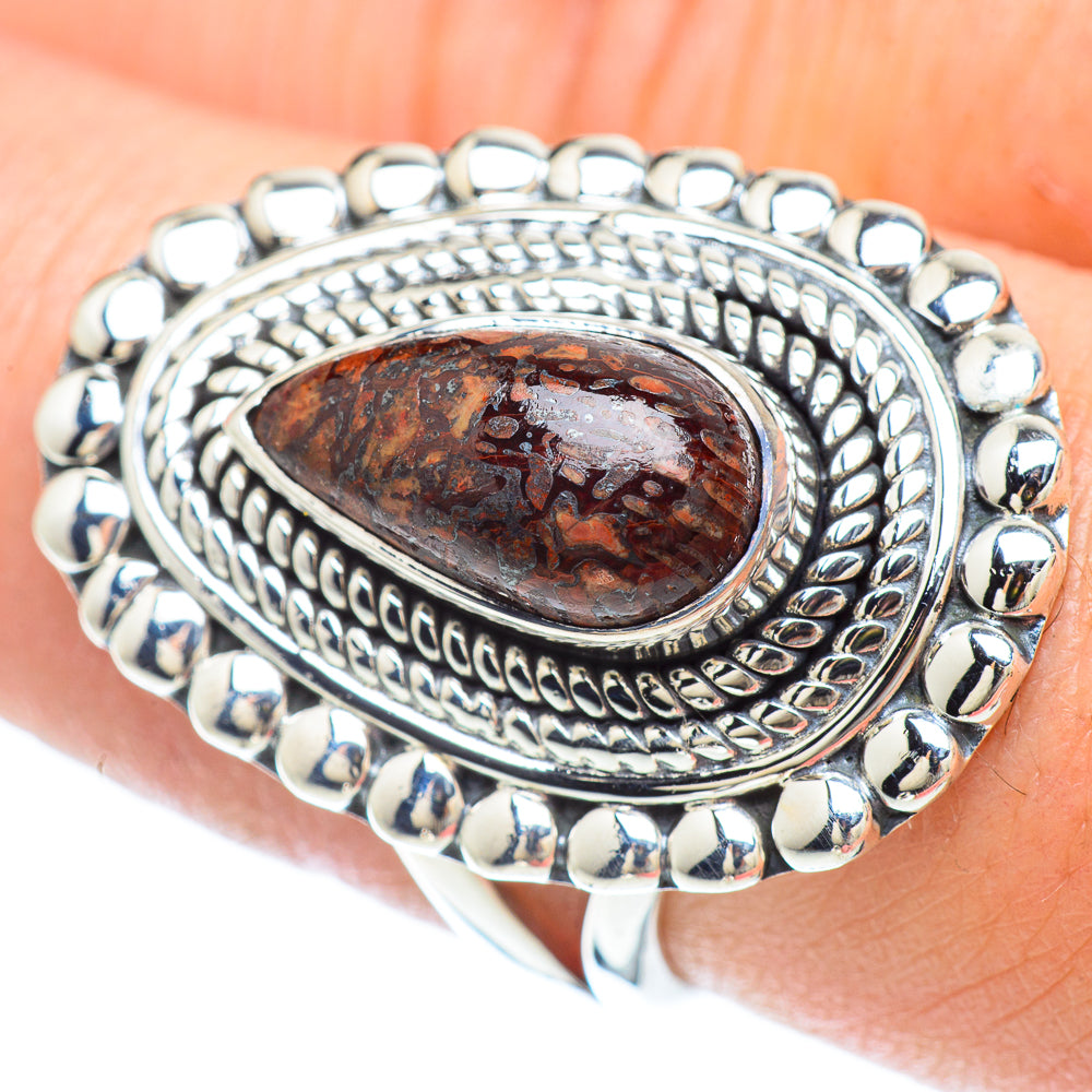 Dinosaur Bone Rings handcrafted by Ana Silver Co - RING56036