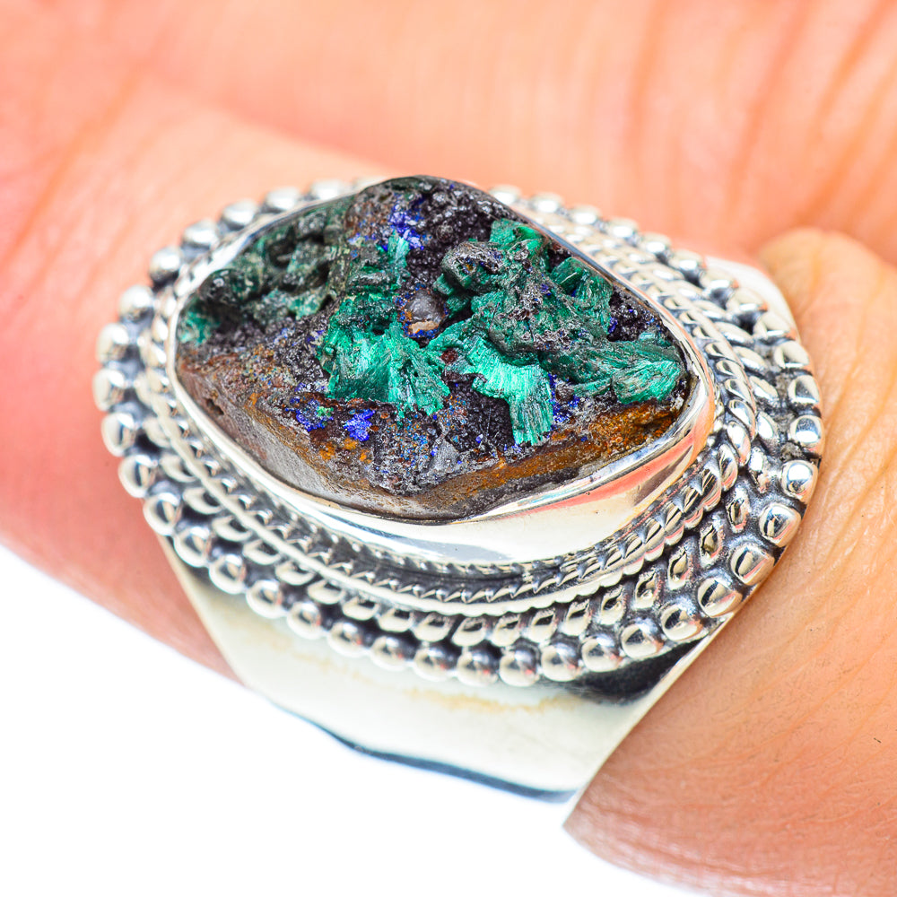 Azurite Rings handcrafted by Ana Silver Co - RING56051
