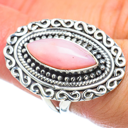 Pink Opal Rings handcrafted by Ana Silver Co - RING56068