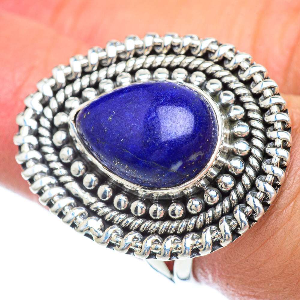 Lapis Lazuli Rings handcrafted by Ana Silver Co - RING56079