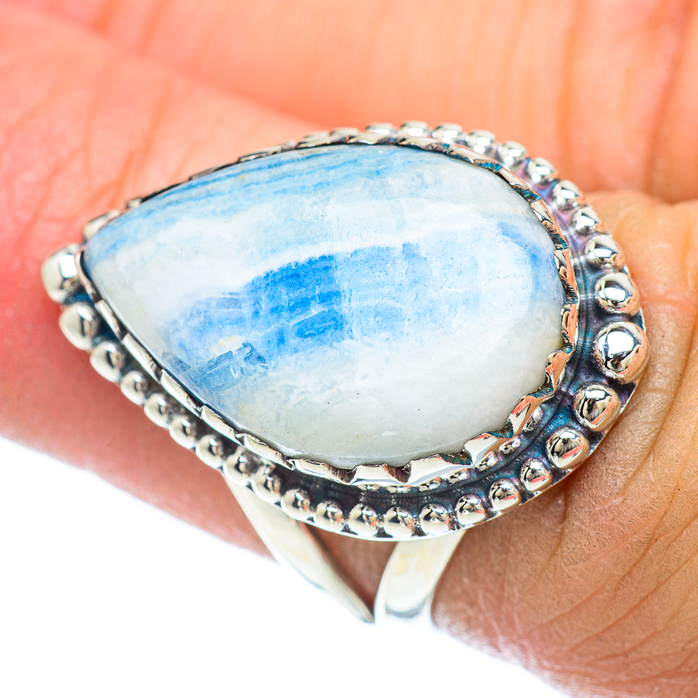 Blue Scheelite Rings handcrafted by Ana Silver Co - RING56080