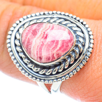 Rhodochrosite Rings handcrafted by Ana Silver Co - RING56093