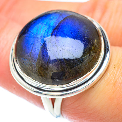 Labradorite Rings handcrafted by Ana Silver Co - RING56141