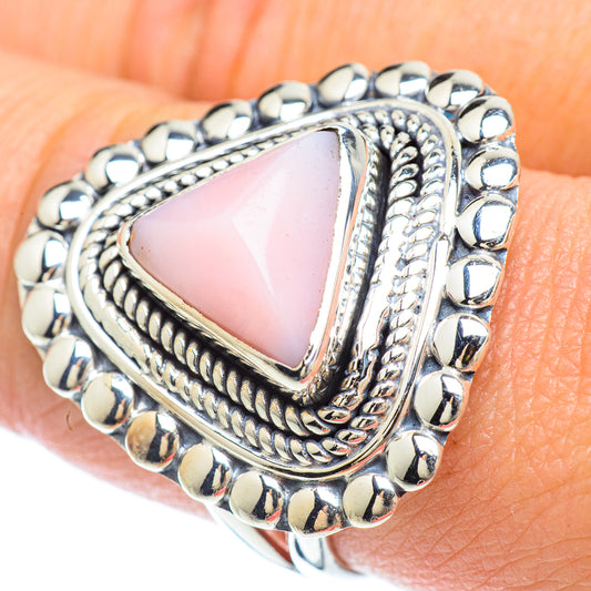 Pink Opal Rings handcrafted by Ana Silver Co - RING56166