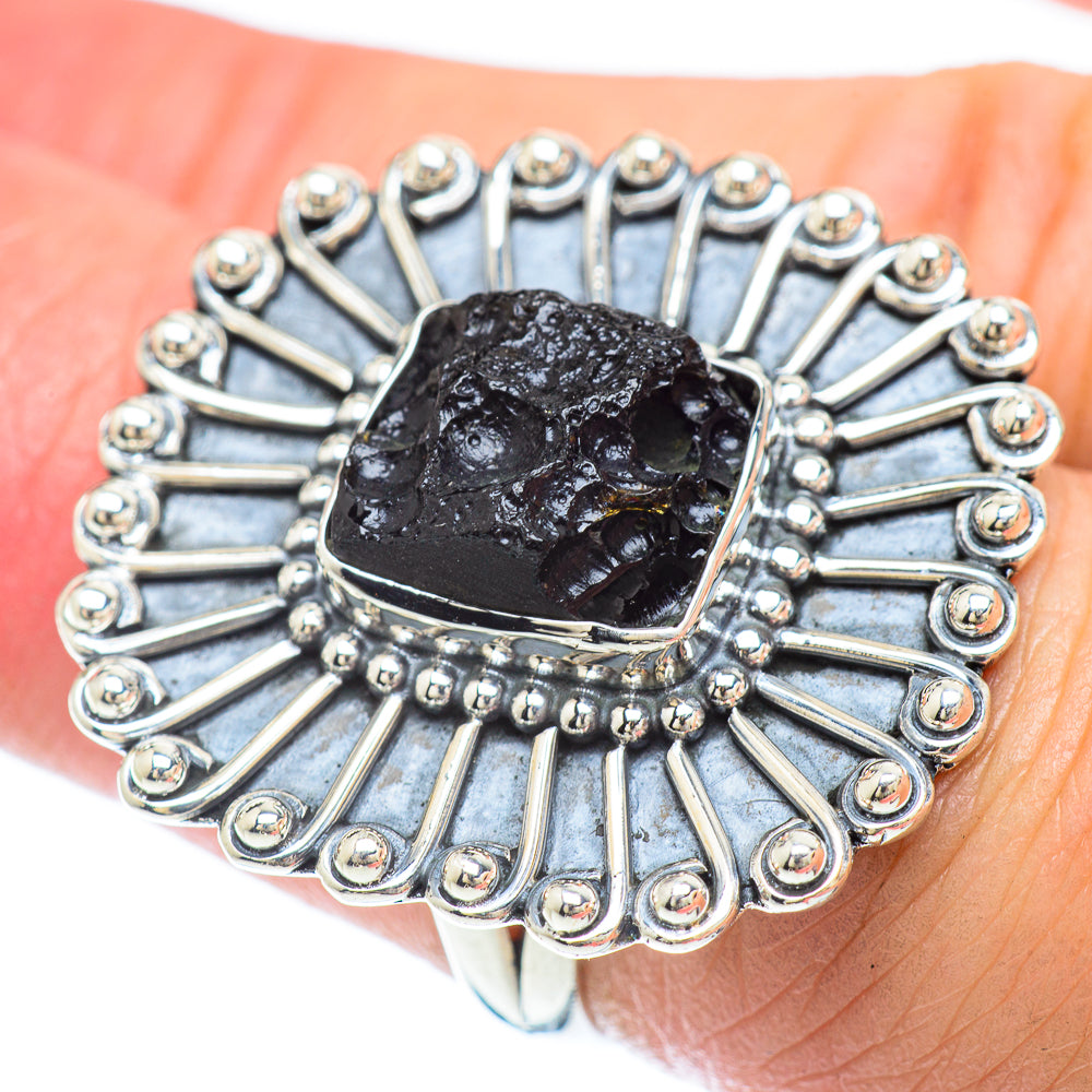Tektite Rings handcrafted by Ana Silver Co - RING56171