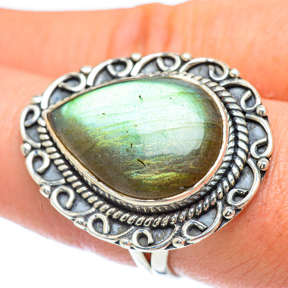Labradorite Rings handcrafted by Ana Silver Co - RING56192