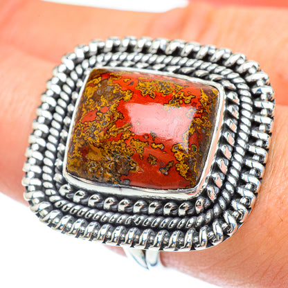 Red Jasper Rings handcrafted by Ana Silver Co - RING56195