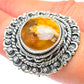 Plume Agate Rings handcrafted by Ana Silver Co - RING56198