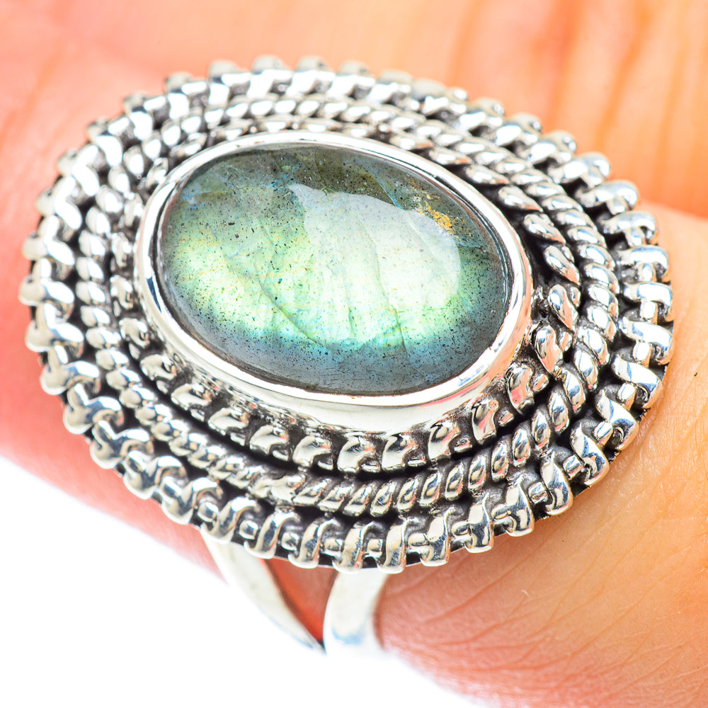 Labradorite Rings handcrafted by Ana Silver Co - RING56240