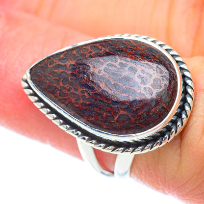 Dinosaur Bone Rings handcrafted by Ana Silver Co - RING56247