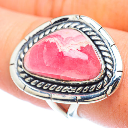 Rhodochrosite Rings handcrafted by Ana Silver Co - RING56250