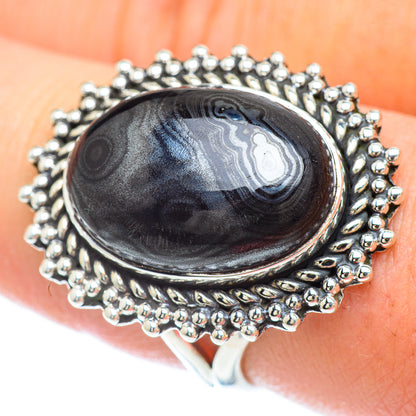 Psilomelane Rings handcrafted by Ana Silver Co - RING56257