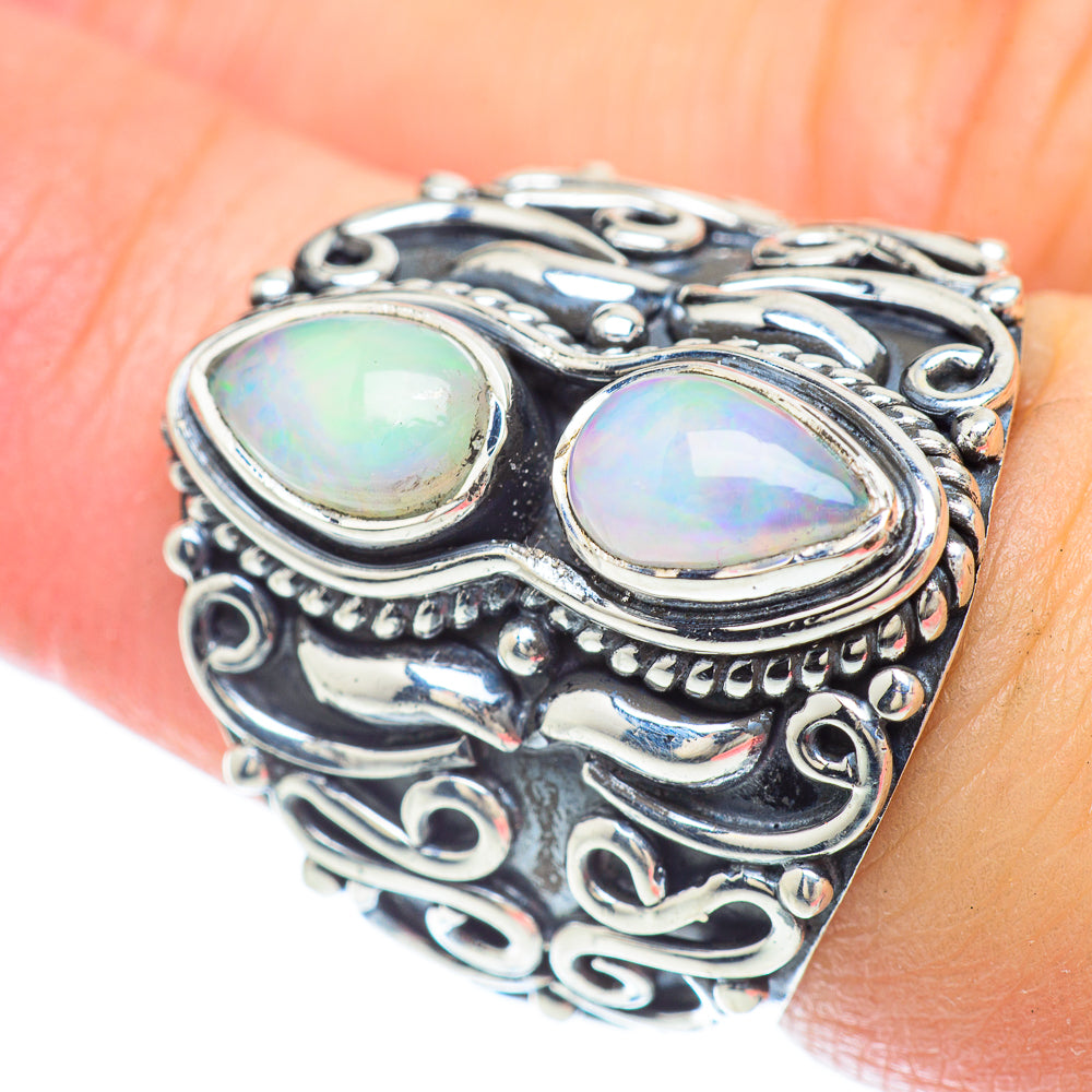 Ethiopian Opal Rings handcrafted by Ana Silver Co - RING56262
