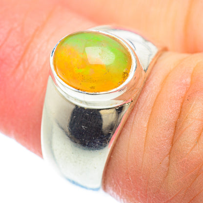 Ethiopian Opal Rings handcrafted by Ana Silver Co - RING56263
