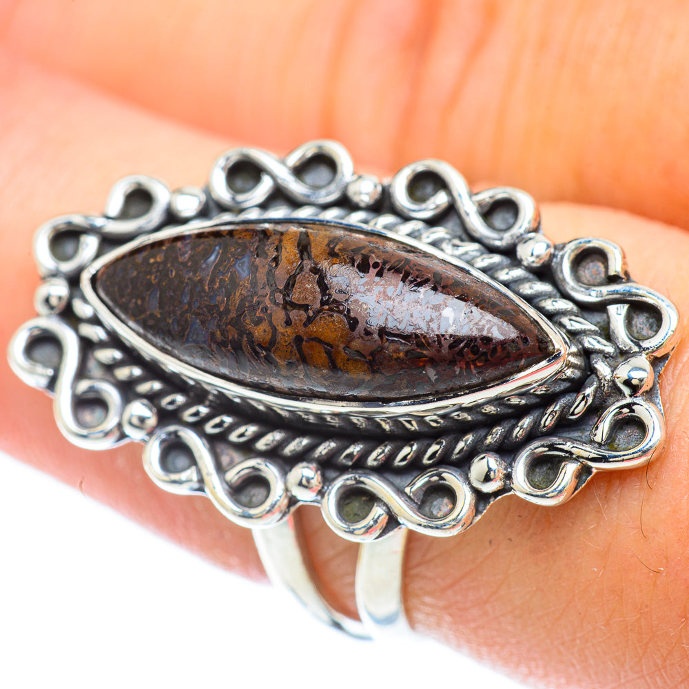 Dinosaur Bone Rings handcrafted by Ana Silver Co - RING56279