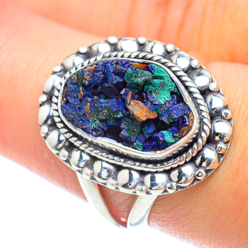 Azurite Rings handcrafted by Ana Silver Co - RING56295