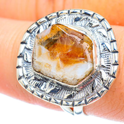 Citrine Rings handcrafted by Ana Silver Co - RING56316