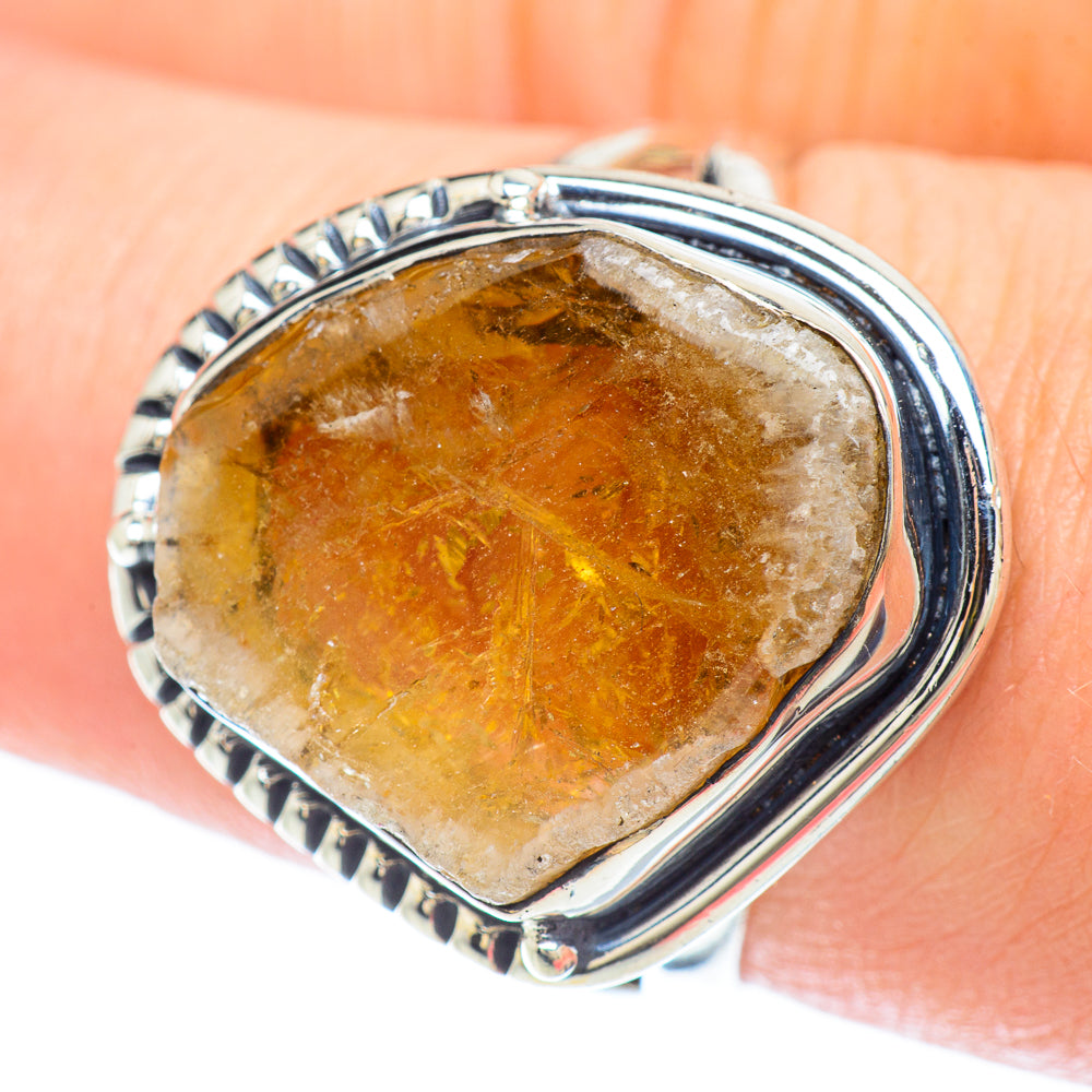 Citrine Rings handcrafted by Ana Silver Co - RING56317