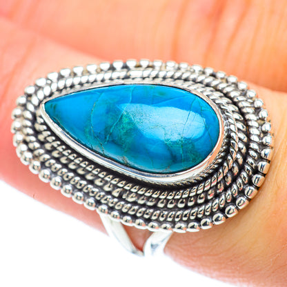 Chrysocolla Rings handcrafted by Ana Silver Co - RING56334