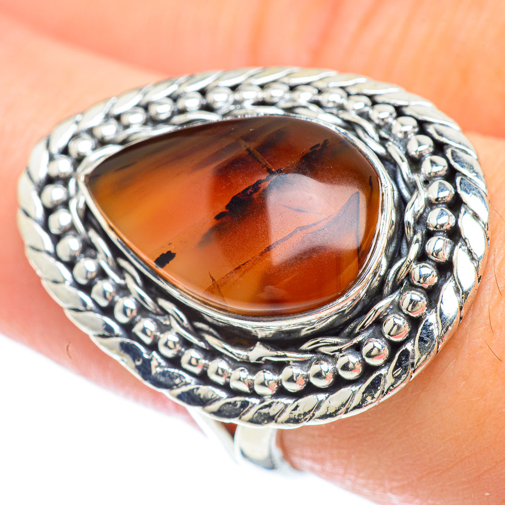 Montana Agate Rings handcrafted by Ana Silver Co - RING56344