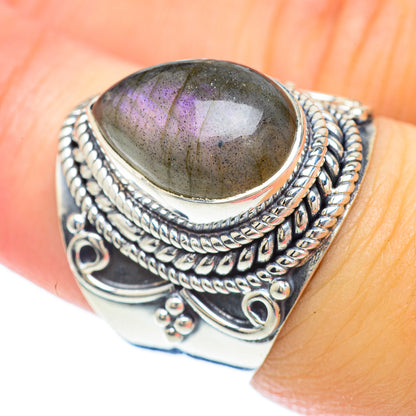 Labradorite Rings handcrafted by Ana Silver Co - RING56352