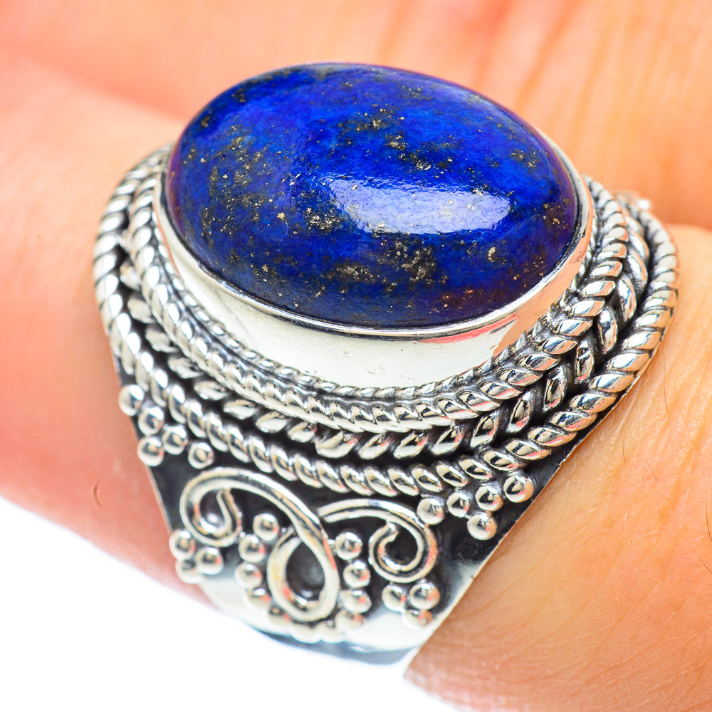 Lapis Lazuli Rings handcrafted by Ana Silver Co - RING56361