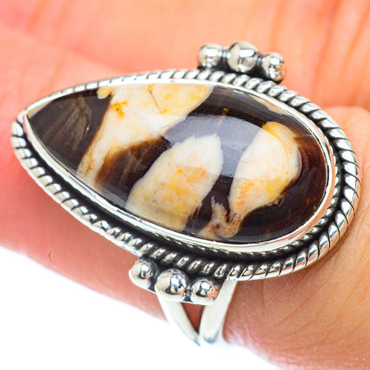 Peanut Wood Jasper Rings handcrafted by Ana Silver Co - RING56370