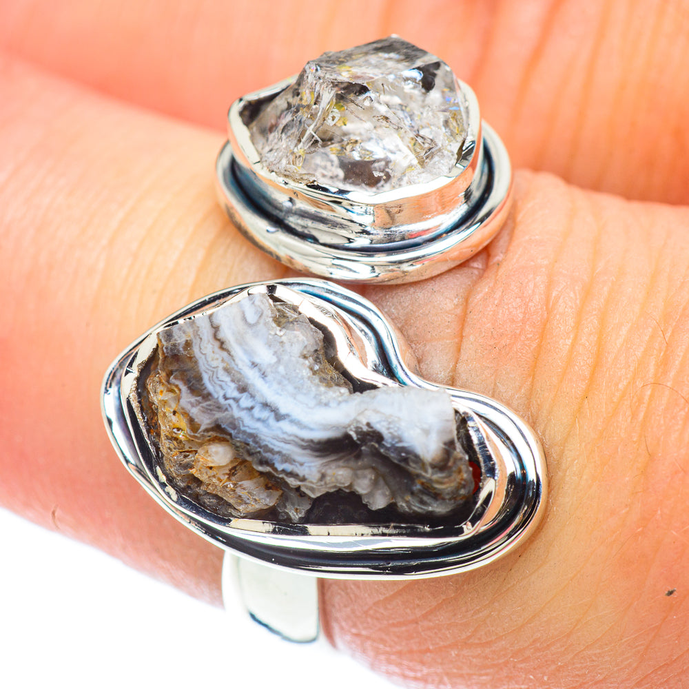 Desert Druzy Rings handcrafted by Ana Silver Co - RING56372