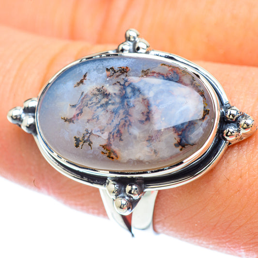 Scenic Dendritic Agate Rings handcrafted by Ana Silver Co - RING56380