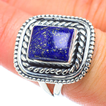 Lapis Lazuli Rings handcrafted by Ana Silver Co - RING56385