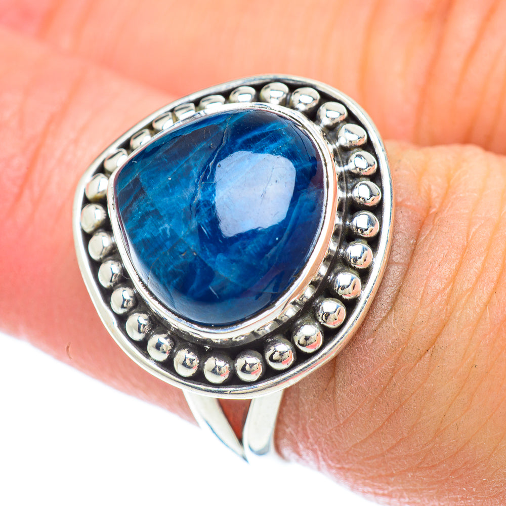 Chrysocolla In Quartz Rings handcrafted by Ana Silver Co - RING56386