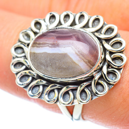 Botswana Agate Rings handcrafted by Ana Silver Co - RING56396