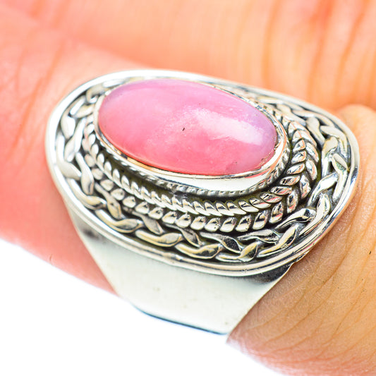 Pink Opal Rings handcrafted by Ana Silver Co - RING56401