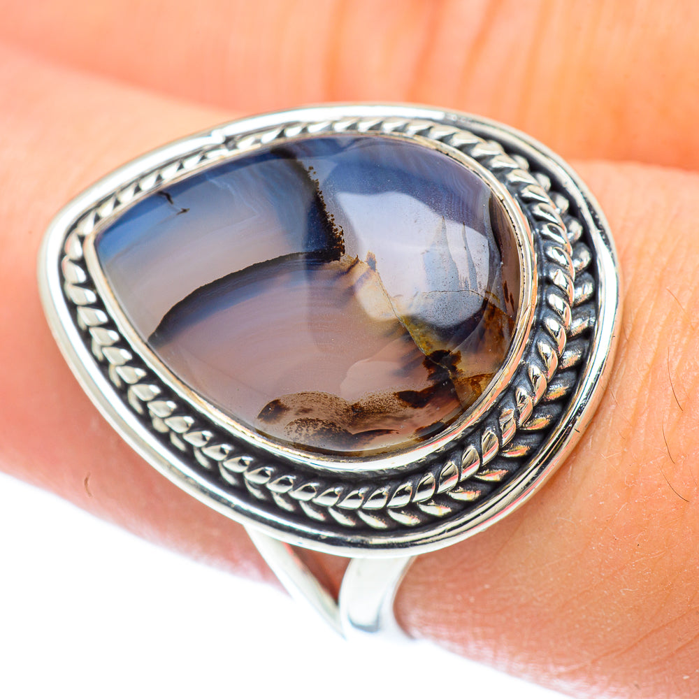 Montana Agate Rings handcrafted by Ana Silver Co - RING56407
