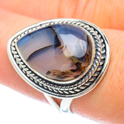 Montana Agate Rings handcrafted by Ana Silver Co - RING56407