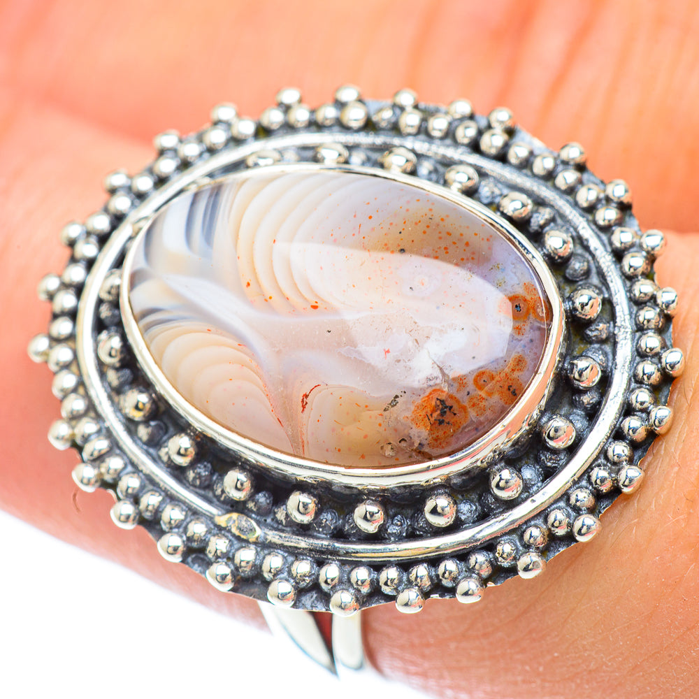 Scolecite Rings handcrafted by Ana Silver Co - RING56421