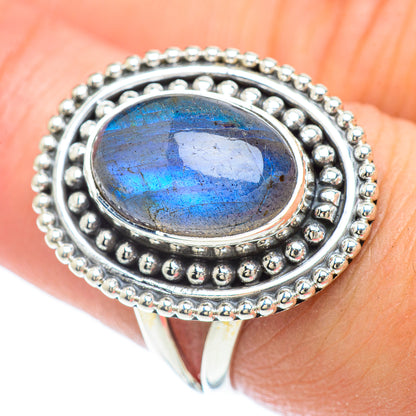 Labradorite Rings handcrafted by Ana Silver Co - RING56438