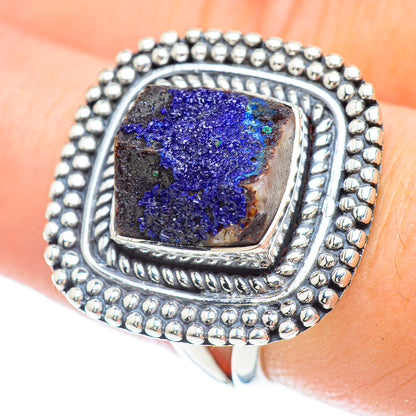 Azurite Rings handcrafted by Ana Silver Co - RING56439