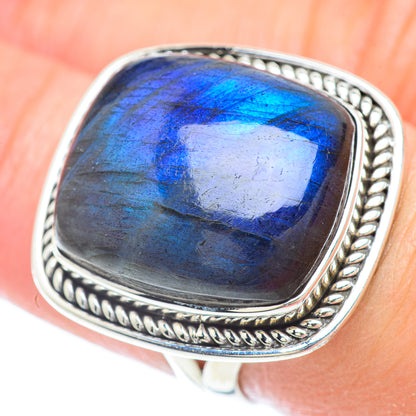 Labradorite Rings handcrafted by Ana Silver Co - RING56441