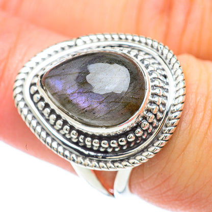 Labradorite Rings handcrafted by Ana Silver Co - RING56453