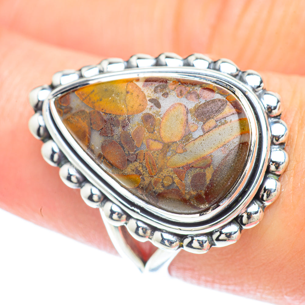 Chert Breccia Rings handcrafted by Ana Silver Co - RING56466