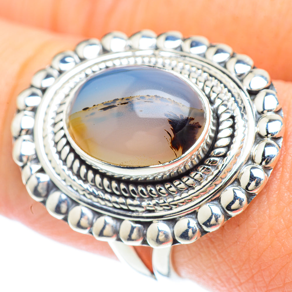 Montana Agate Rings handcrafted by Ana Silver Co - RING56477