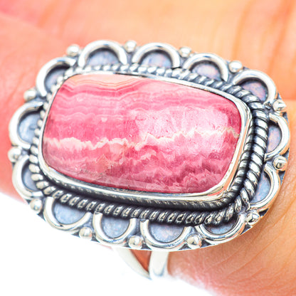 Rhodochrosite Rings handcrafted by Ana Silver Co - RING56496