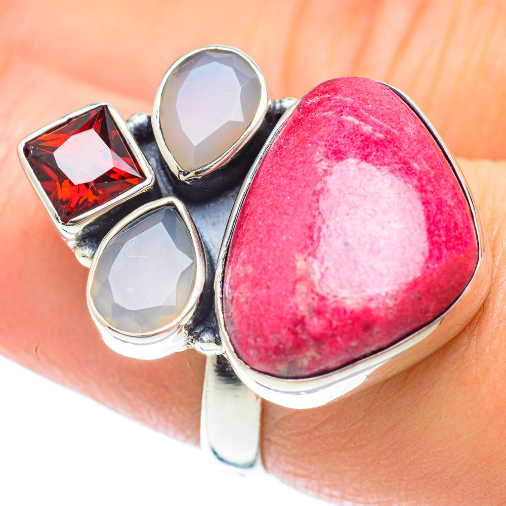 Thulite Rings handcrafted by Ana Silver Co - RING56497